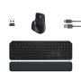 Logitech MX Keys S Combo toetsenbord Inclusief muis RF-draadloos + Bluetooth QWERTY US International Grafiet (920-011614) thumbnail