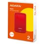 ADATA HV300 externe harde schijf 2 TB 2.5" 3.2 Gen 1 (3.1 Gen 1) Rood (AHV300-2TU31-CRD) thumbnail