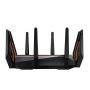 ASUS GT-AX11000 draadloze router Gigabit Ethernet Tri-band (2.4 GHz / 5 GHz / 5 GHz) Zwart (90IG04H0-MU9G00) thumbnail