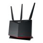 ASUS RT-AX86S draadloze router Gigabit Ethernet Dual-band (2.4 GHz / 5 GHz) Zwart (90IG05F0-MU2A00) thumbnail