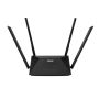 ASUS RT-AX53U draadloze router Gigabit Ethernet Dual-band (2.4 GHz / 5 GHz) Zwart (90IG06P0-MO3500) thumbnail