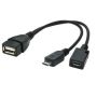 Gembird A-OTG-AFBM-04 USB-kabel 0,15 m Micro-USB B USB A Zwart (A-OTG-AFBM-04) thumbnail