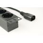 Gembird EG-PDU-014-C14 energiedistributie 8 AC-uitgang(en) 1U Zwart (EG-PDU-014-C14) thumbnail