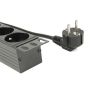 Gembird EG-PDU-014-F energiedistributie 8 AC-uitgang(en) 1U Zwart (EG-PDU-014-F) thumbnail