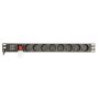 Gembird EG-PDU-014-F energiedistributie 8 AC-uitgang(en) 1U Zwart (EG-PDU-014-F) thumbnail