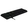 Logitech G G512 CARBON LIGHTSYNC RGB Mechanical Gaming Keyboard with GX Red switches toetsenbord USB Scandinavisch Koolstof (920-009367) thumbnail