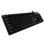 Logitech G G512 CARBON LIGHTSYNC RGB Mechanical Gaming Keyboard with GX Red switches toetsenbord USB Scandinavisch Koolstof (920-009367) thumbnail