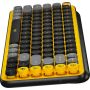 Logitech POP Keys toetsenbord RF-draadloos + Bluetooth QWERTY Portugees Zwart, Grijs, Geel (920-010823) thumbnail