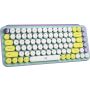 Logitech POP Keys toetsenbord RF-draadloos + Bluetooth QWERTY Portugees Groen, Violet, Wit, Geel (920-010824) thumbnail