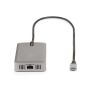 StarTech.com USB-C Triple Monitor Multiport Adapter, Dual 4K 60Hz + 4K 30Hz HDMI & DisplayPort, 3-Port USB Hub, 10Gbps, 100W PD Pass-Through, GbE, Travel Dock, Windows & ChromeOS (117B-USBC-MULTIPORT) thumbnail