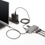 StarTech.com USB-C Triple Monitor Multiport Adapter, Dual 4K 60Hz + 4K 30Hz HDMI & DisplayPort, 3-Port USB Hub, 10Gbps, 100W PD Pass-Through, GbE, Travel Dock, Windows & ChromeOS (117B-USBC-MULTIPORT) thumbnail