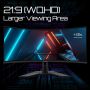 GIGABYTE G34WQC A computer monitor 86,4 cm (34") 3440 x 1440 Pixels UltraWide Quad HD LCD Zwart (G34WQC A) thumbnail