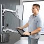 StarTech.com Wandmonteerbare Zit-Sta Werkplek, VESA-Beugel Voor 32" Scherm (10kg), Volledig Scharnierende Monitorarm & Toetsenbordhouder (2PASTSC-WALL-MOUNT) thumbnail