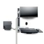 StarTech.com Wandmonteerbare Zit-Sta Werkplek, VESA-Beugel Voor 32" Scherm (10kg), Volledig Scharnierende Monitorarm & Toetsenbordhouder (2PASTSC-WALL-MOUNT) thumbnail