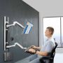 StarTech.com Wandmonteerbare Zit-Sta Werkplek, VESA-Beugel Voor 32" Scherm (10kg), Volledig Scharnierende Monitorarm & Toetsenbordhouder (2PASTSC-WALL-MOUNT) thumbnail
