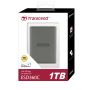 Transcend ESD360C - 1 TB - extern (tragbar) - USB 3.2 Gen 2x2 (USB-C Steckverbinder) - 256-Bit-AES - Grau (TS1TESD360C) thumbnail
