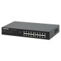 Intellinet 16-poorts Gigabit Ethernet netwerk switch, desktopuitvoering, metalen behuizing, Groene Energie IEEE 802.3az, incl. 19" rackbeugels, 3 jaar garantie (561815) thumbnail