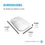 HP Z3700 keramisch witte draadloze muis (171D8AA#ABB) thumbnail