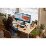HP P34hc G4 computer monitor 86,4 cm (34") 3440 x 1440 Pixels Quad HD LED Zwart (21Y56AA#ABB) thumbnail