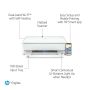 HP ENVY HP 6022e All-in-One printer, Thuis en thuiskantoor, Printen, kopiëren, scannen, Draadloos; HP+; Geschikt voor HP Instant Ink; Printen vanaf een telefoon of tablet (223N5B#629) thumbnail