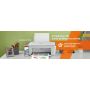 HP DeskJet HP 2720e All-in-One printer, Kleur, Printer voor Home, Printen, kopiëren, scannen, Draadloos; HP+; Geschikt voor HP Instant Ink; Printen vanaf een telefoon of tablet (26K67B#629) thumbnail