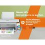 HP HP Deskjet 2721e All-in-One printer, Kleur, Printer voor Home, Printen, kopiëren, scannen, Draadloos; HP+; Geschikt voor HP Instant Ink; Printen vanaf een telefoon of tablet (26K68B#629) thumbnail