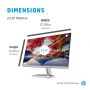 HP M24f 60,5 cm (23.8") 1920 x 1080 Pixels Full HD Zwart, Zilver (2D9K0AA#ABB) thumbnail