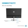 HP M27f 68,6 cm (27") 1920 x 1080 Pixels Full HD LCD Zwart, Zilver (2G3D3AA#ABB) thumbnail