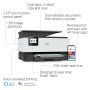 HP OfficeJet Pro 9010 All-in-One printer, Kleur, Printer voor Kleine en middelgrote ondernemingen, Printen, kopiëren, scannen, faxen, Automatische documentinvoer; Dubbelzijdig printen; Scannen naar e-mail (3UK83B#A80) thumbnail