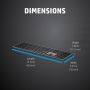 HP 975 dual-mode draadloos toetsenbord (3Z726AA#ABB) thumbnail