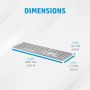 HP 970 programmeerbaar draadloos toetsenbord (3Z729AA#ABB) thumbnail