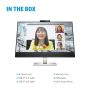 HP E-Series E27m G4 computer monitor 68,6 cm (27") 2560 x 1440 Pixels Quad HD Zwart (40Z29AA) thumbnail