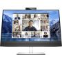 HP E-Series E27m G4 68,6 cm (27") 2560 x 1440 Pixels Quad HD Zwart (40Z29AA#ABB) thumbnail
