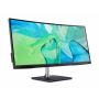 Acer CB343CUR computer monitor 86,4 cm (34") 3440 x 1440 Pixels UltraWide Quad HD LED Zwart, Zilver (UM.CB3EE.001) thumbnail