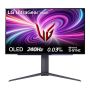 LG 27GS95QE-B computer monitor 67,3 cm (26.5") 2560 x 1440 Pixels Quad HD OLED Zwart (27GS95QE-B.AEU) thumbnail