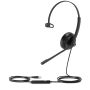 Yealink UH34 Mono Teams Headset Bedraad Hoofdband Kantoor/callcenter USB Type-A Zwart (1308014) thumbnail