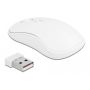 DeLOCK 12703 toetsenbord Inclusief muis RF Draadloos QZERTY Duits Wit (12703) thumbnail