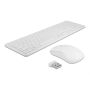 DeLOCK 12703 toetsenbord Inclusief muis RF Draadloos QZERTY Duits Wit (12703) thumbnail
