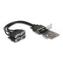 DeLOCK 66324 interfacekaart/-adapter Intern RS-232, VGA (66324) thumbnail