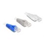 DeLOCK 66975 kabel-connector RJ45 Blauw, Transparant, Wit (66975) thumbnail
