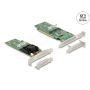 Delock PCI Express x16 Karte zu 4 x intern NVMe M.2 Key M - Low Profile Formfaktor (90078) thumbnail