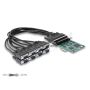 DELOCK PCI Express x1 Karte zu 8 x Seriell RS-232 (90411) thumbnail