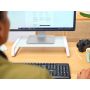 Trust 25351 flat panel bureau steun Transparant, Wit (25351) thumbnail