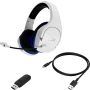 HyperX Cloud Stinger Core - draadloze gamingheadset (wit-blauw) - PS5-PS4 (4P5J1AA) thumbnail
