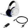 HyperX Cloud Stinger Core - draadloze gamingheadset (wit-blauw) - PS5-PS4 (4P5J1AA) thumbnail