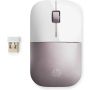 HP draadloze muis Z3700 - wit/roze (4VY82AA#ABB) thumbnail