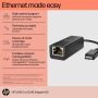HP USB-C - RJ45 Adaptör G2 interfacekaart/-adapter RJ-45 (4Z534AA#ABB) thumbnail