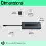 HP 50H98AA USB 3.2 Gen 1 (3.1 Gen 1) Type-C Zwart (50H98AA#ABB) thumbnail