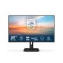 Philips 1000 series 24E1N1300A/00 computer monitor 60,5 cm (23.8") 1920 x 1080 Pixels Full HD LCD Zwart (24E1N1300A/00) thumbnail