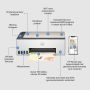 HP Smart Tank 5107 All-in-One-printer, Kleur, Printer voor Thuis en thuiskantoor, Printen, kopiëren, scannen, Draadloos; printertank voor grote volumes; printen vanaf telefoon of tablet; scannen naar pdf (5D1B1A#BHC) thumbnail